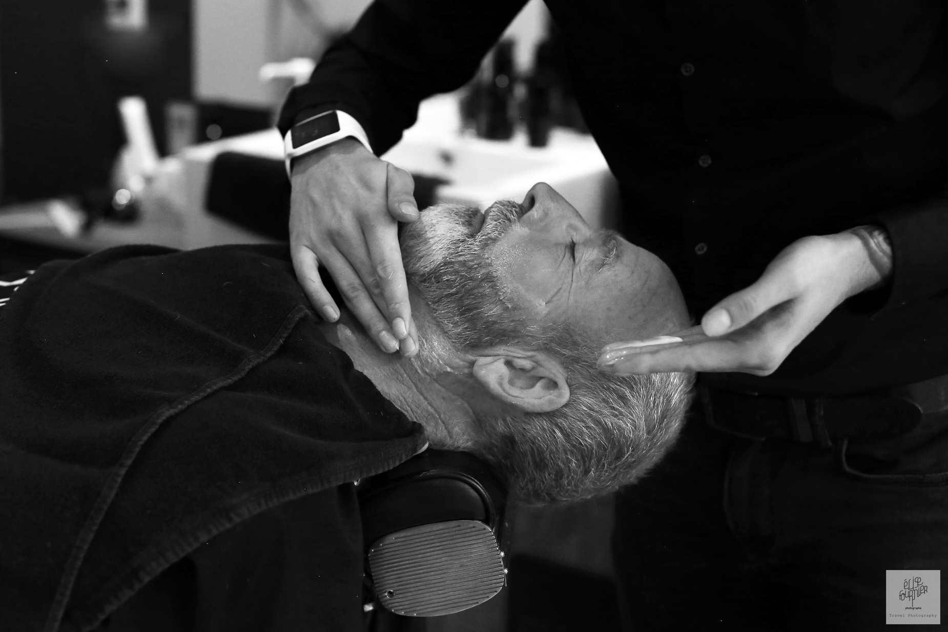 Salon barbier Monsieur - photographe Elise Fournier - Nantes et Bretagne
